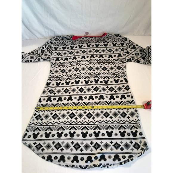 Disney Mickey Mouse Fleece Night Gown Lounge Dress - Picture 7 of 9